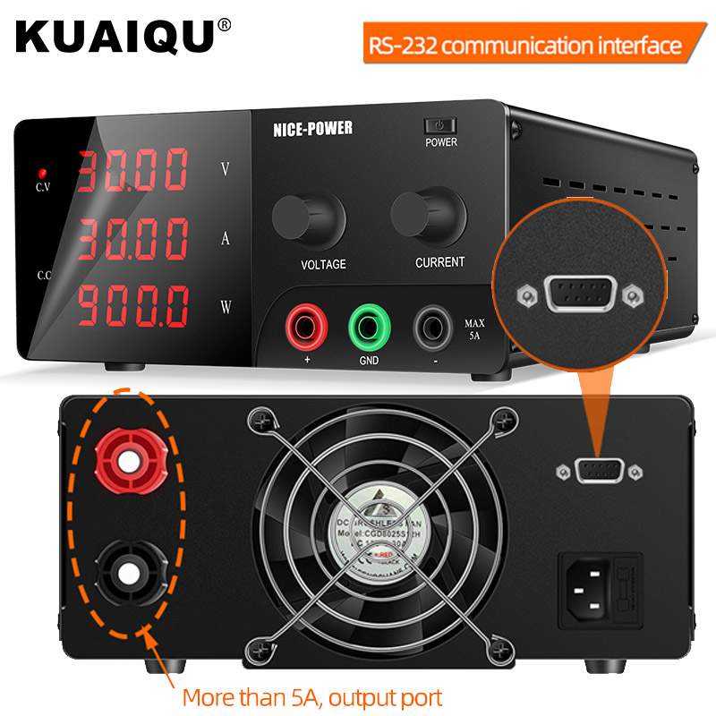 High Power 60V 20A Bench Power Supply - عالية الطاقة 900 واط قابل للتعديل