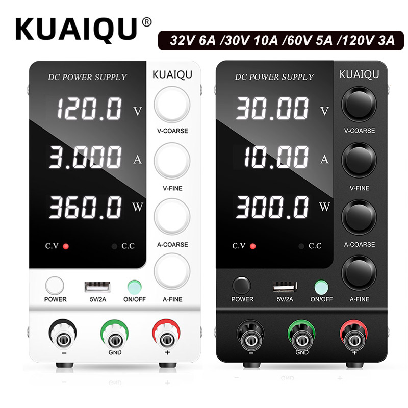 High Power 60V 20A Bench Power Supply - مصدر طاقة مختبري KUAIQU بتيار مستمر