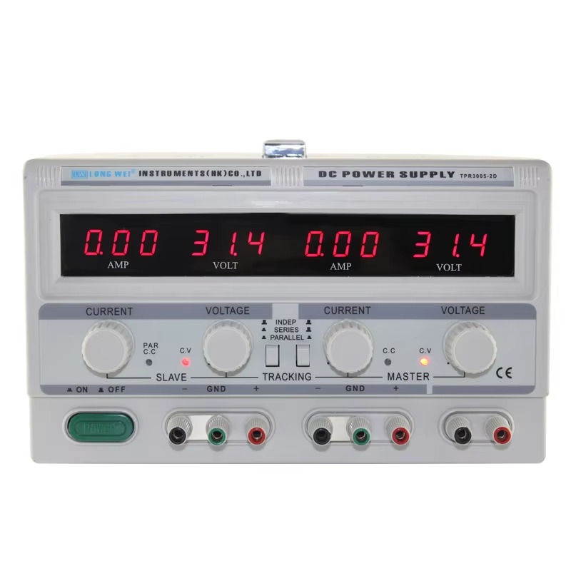 TPR-3005-2D مصدر طاقة خطي ثنائ - مراجعة Dual Channel Linear Power Supply 30V 5A وسعره