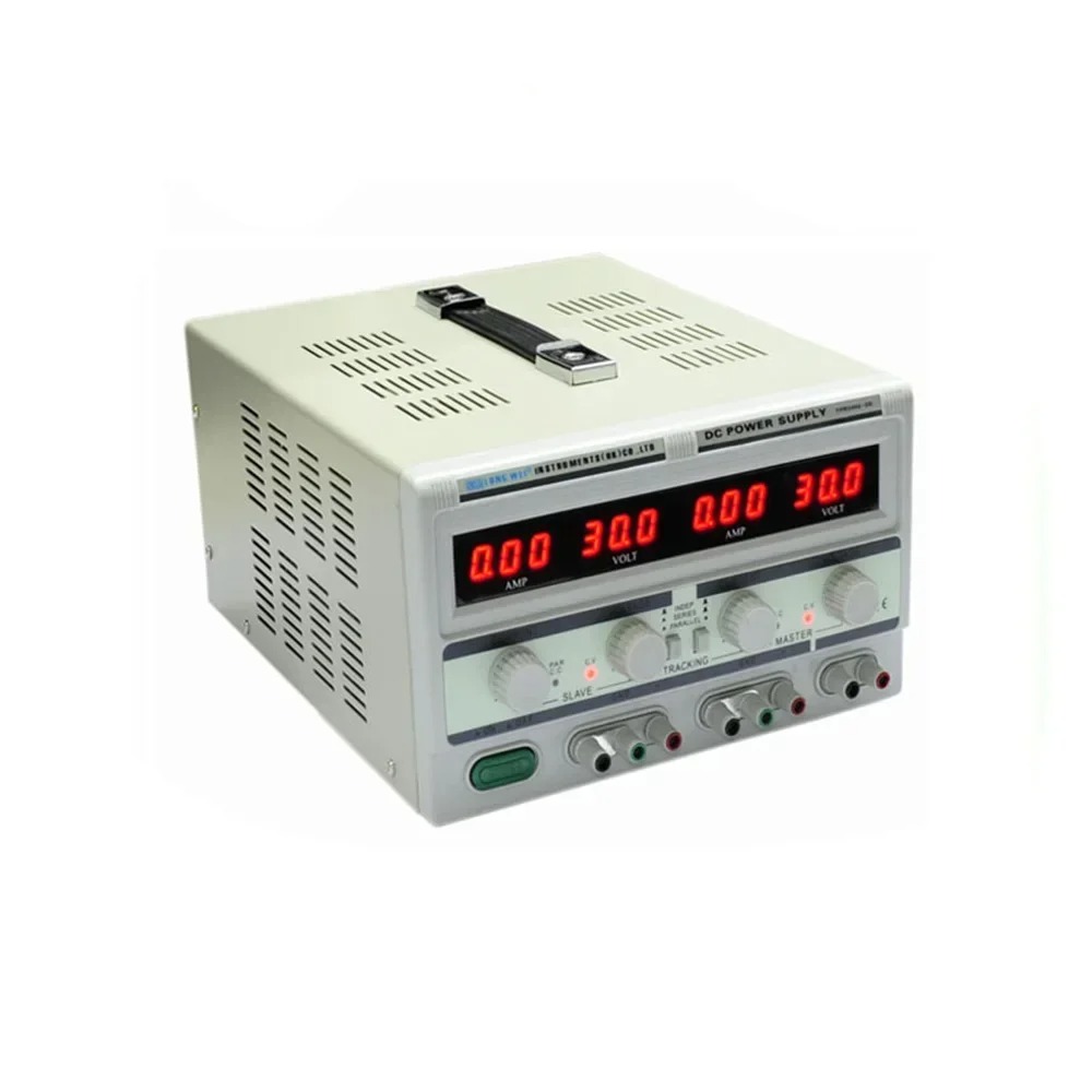 مصدر طاقة خطي منظم ثنائي القنا - مراجعة Dual Channel Linear Power Supply 30V 5A وسعره