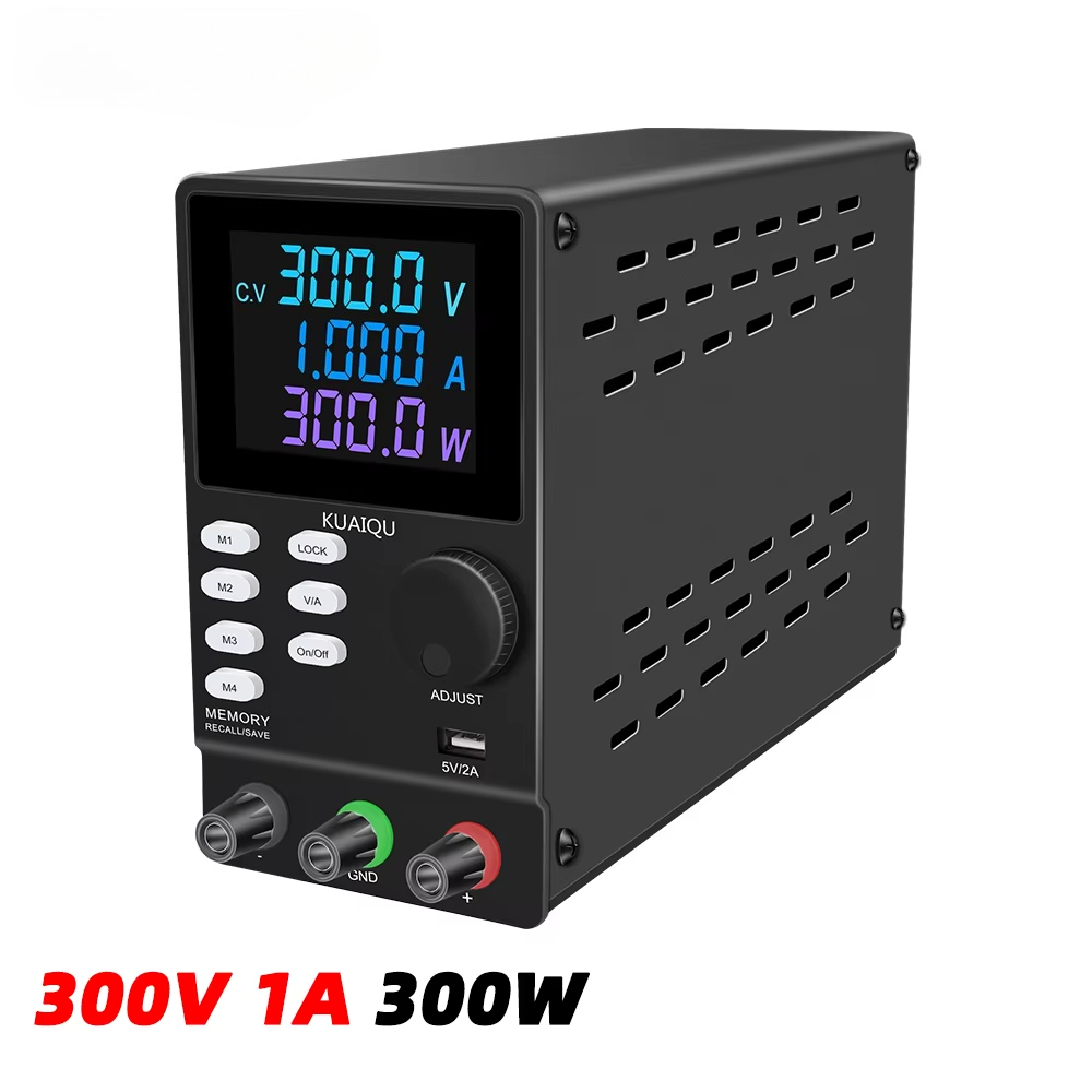 KUAIQU SPPS3001D لون LED أرقام - مراجعة Switching Dc Power Supply 300V 1A وسعره