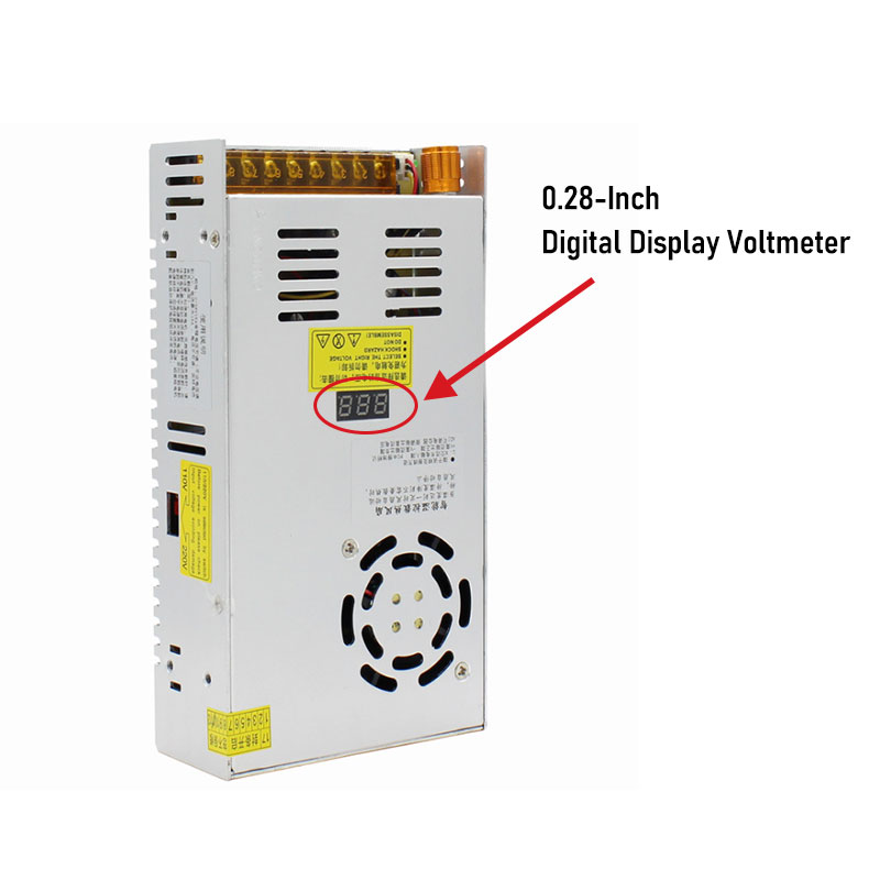 واحد وثنائي المحور 480 واط شاش - مراجعة Switching Dc Power Supply 300V 1A وسعره