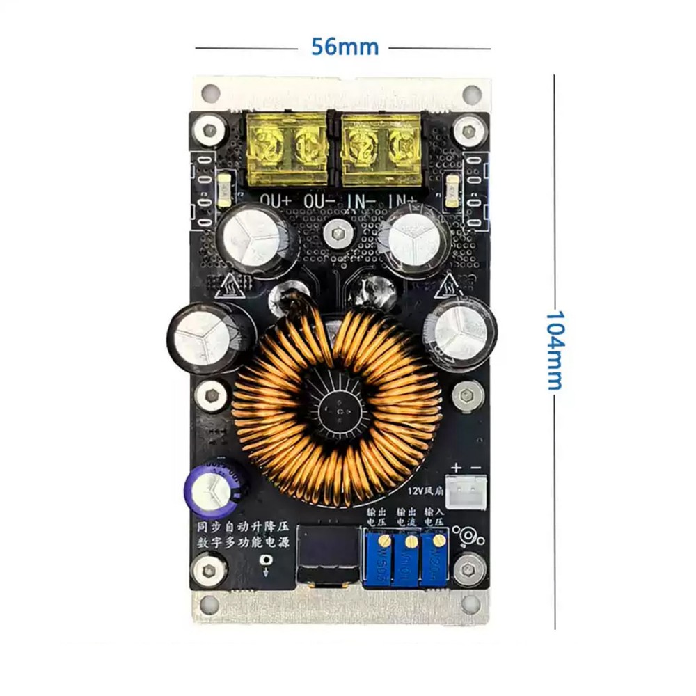 محول رفع وخفض الجهد 1000 واط 2 - مراجعة Step Down Dc Power Supply Module 1000W وسعره