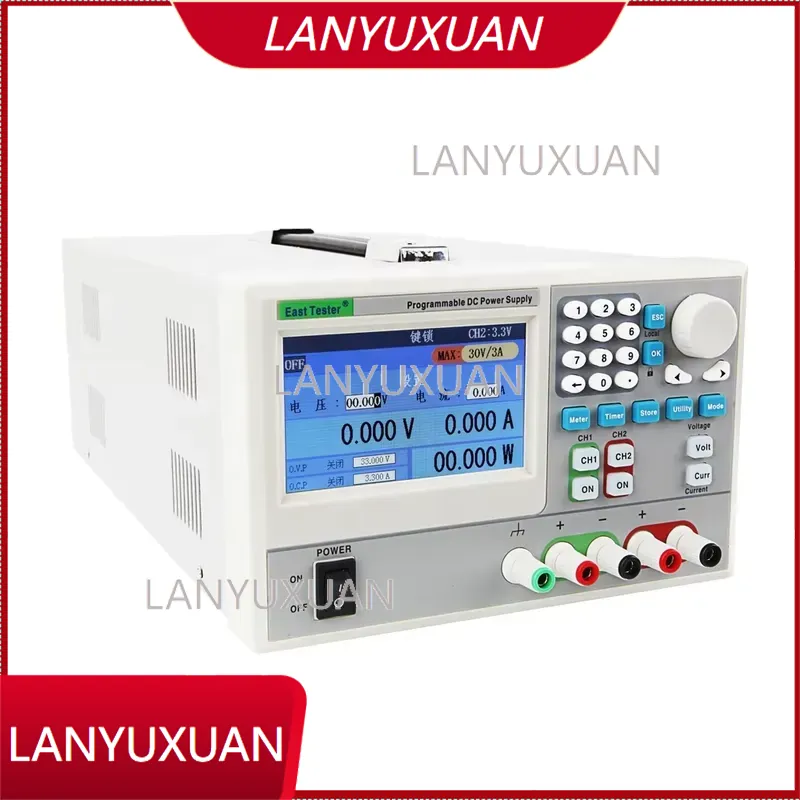 مزود طاقة خطي قابل للبرمجة ET  - مراجعة Dual Channel Linear Power Supply 30V 5A وسعره