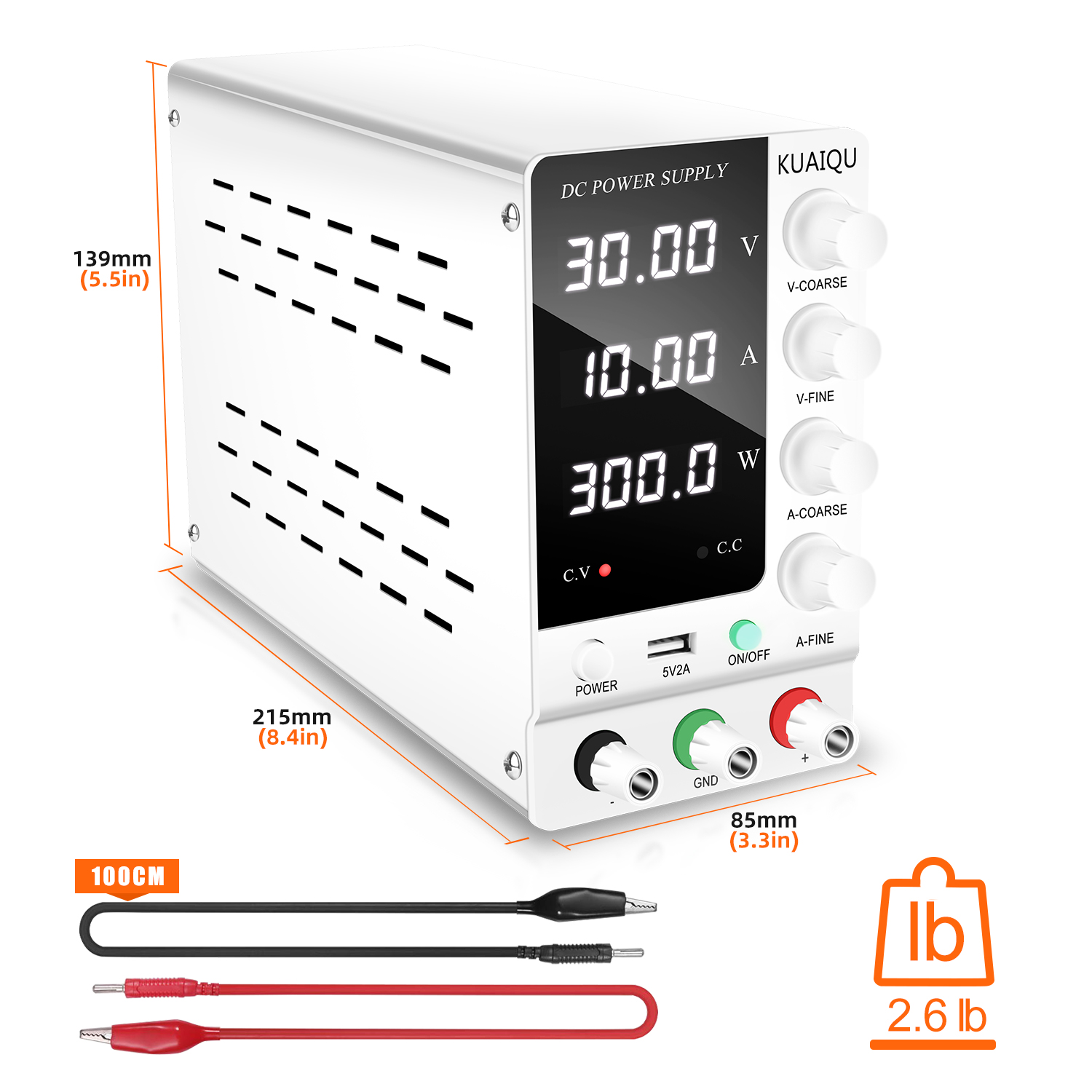 مصدر طاقة مختبري KUAIQU بتيار  - مراجعة High Power 60V 20A Bench Power Supply وسعره